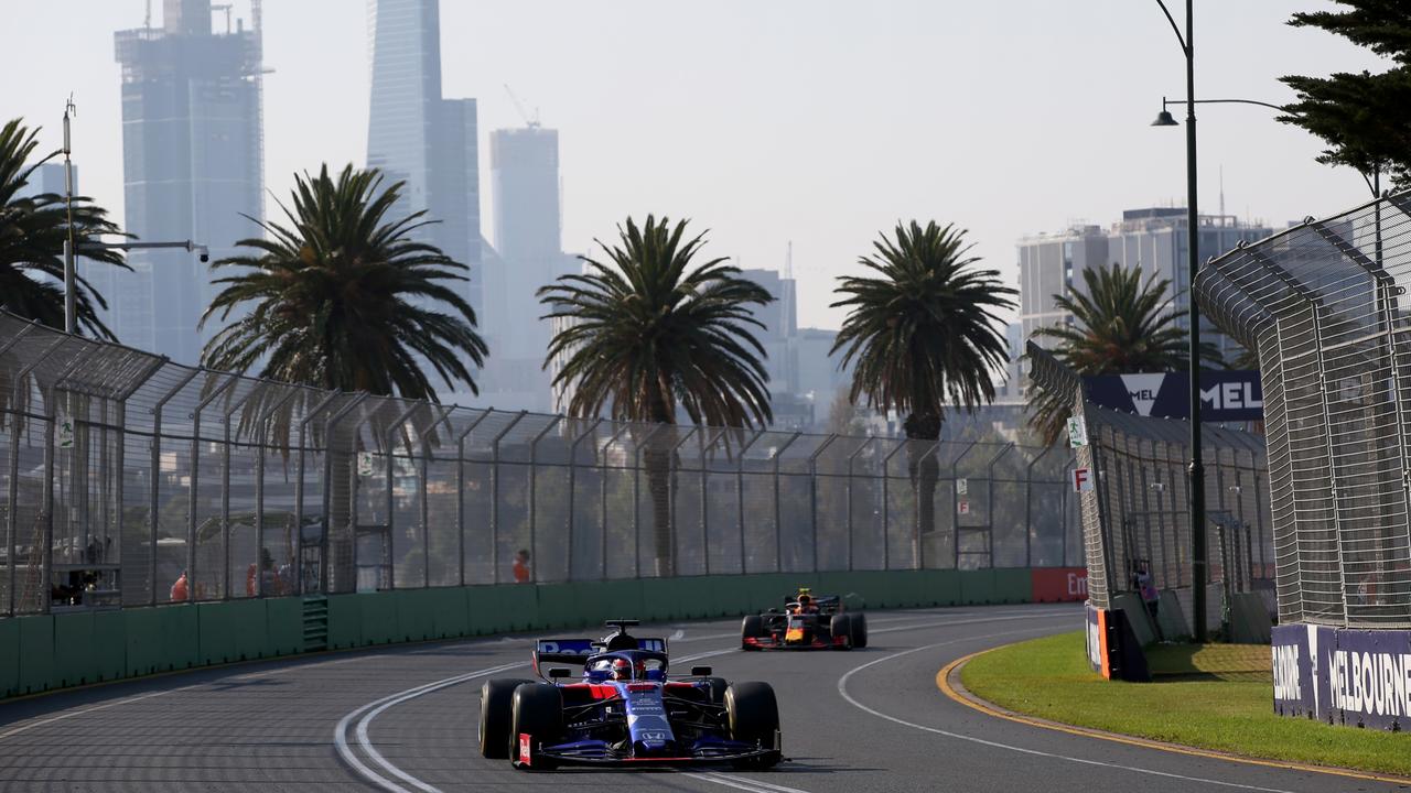 The F1 Grand Prix at Melbourne Grand Prix Circuit in 2019. Picture: Charles Coates/Getty Images