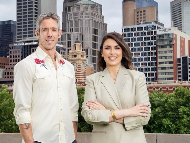 The show hit the headlines last week after Murphy, in a failed attempt at humour, jokingly suggested Vella had once worked at Spearmint Rhino. Picture: Supplied/Instagram