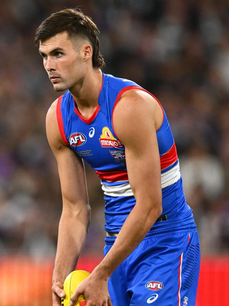 Sam Darcy kicked four goals against Collingwood. (Photo by Quinn Rooney/Getty Images)