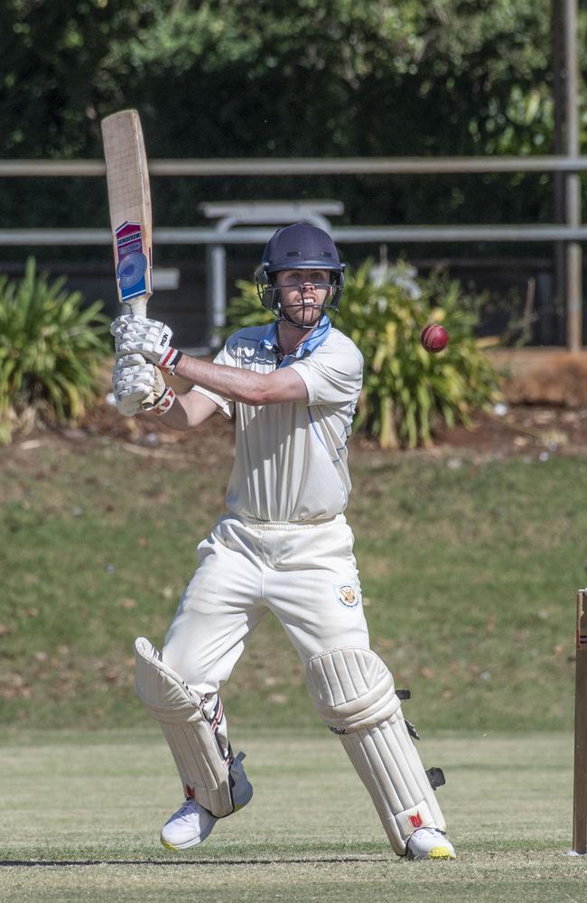 Luke Neale bats for Wests. Picture: Nev Madsen.