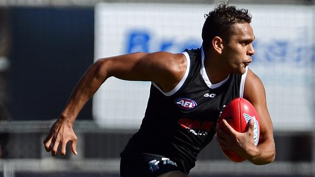 Dom Barry will be another player looking to prove his credentials during AFLX. Picture: Tom Huntley