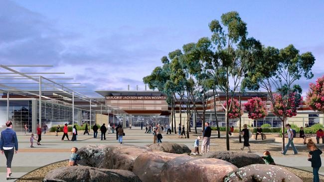 Concept image of the New Royal Adelaide Hospital proposal.