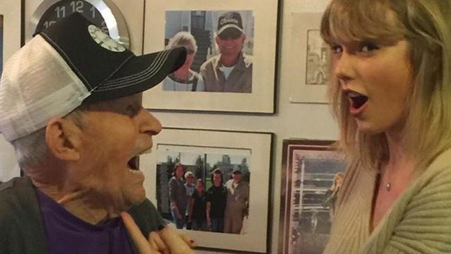 Taylor Swift surprises 96-year-old fan, Cyrus Porter | news.com.au —  Australia's leading news site