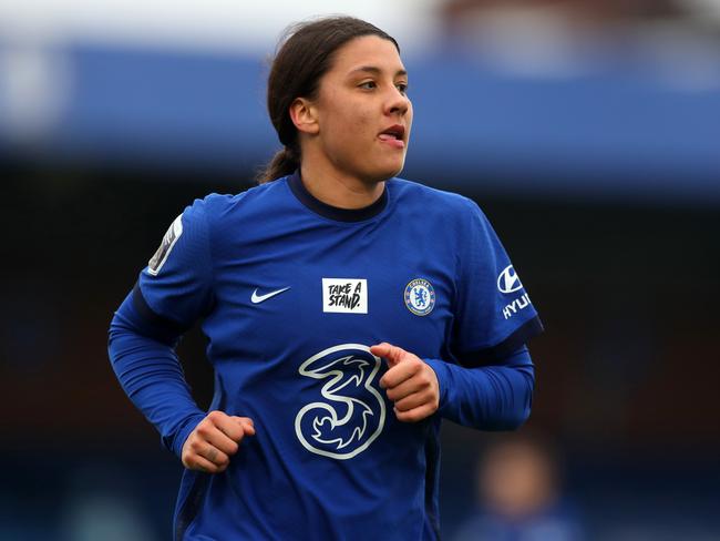 Sam Kerr. Picture: Catherine Ivill/Getty Images