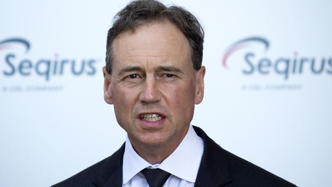 Health Minister Greg Hunt says data on a COVID vaccine is increasingly promising. Picture: NCA NewsWire / Sarah Matray