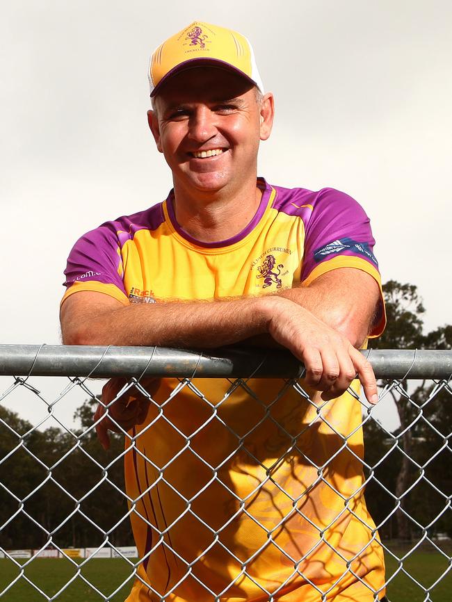 Gold Coast Dolphins coach Jerry Cassell. Picture: Scott Fletcher