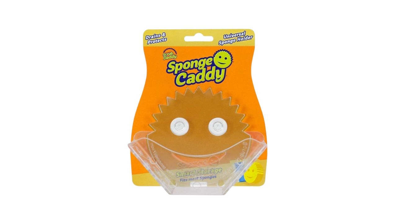 Sponge Caddy by Scrub Daddy Universal Holder for Sponges and Scrubbers. Picture: Amazon Australia.