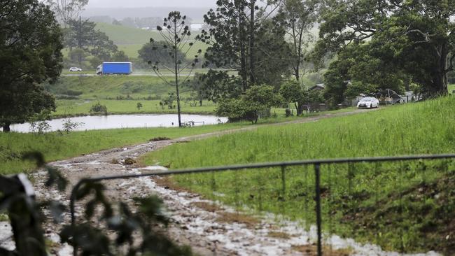 Tweed-Byron police at the Cudgera Creek property.