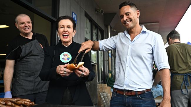 There was no snag in Alex Greenwich getting back into Sydney, with the support of Lord Mayor Clover Moore. Picture: AAP