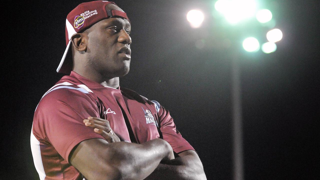 Wendell Sailor at a Cutters training session in 2012. Picture: Tony Martin