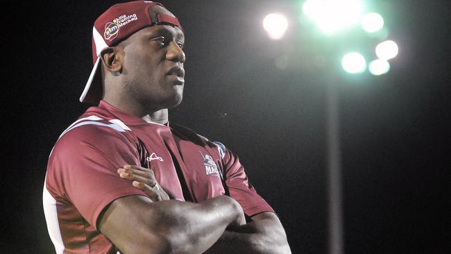 Wendell Sailor at a Cutters training session in 2012. Picture: Tony Martin