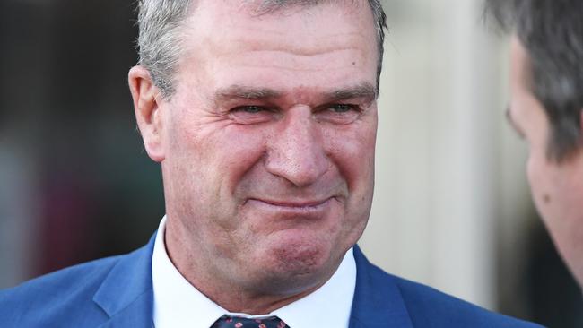 Trainer Darren Weir wasn’t happy with Tosen Basil’s work on Friday. Picture: AAP