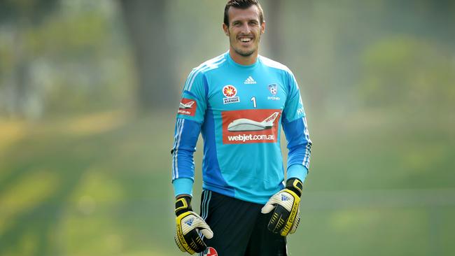 Sydney's Ivan Necevski during Sydney FC training at Macquarie University Sports Fields.North Ryde .Picture Gregg Porteous