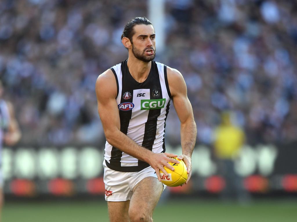 Brodie Grundy of the Magpies is seen as the No. 1 ruck by our SuperCoach Draft experts