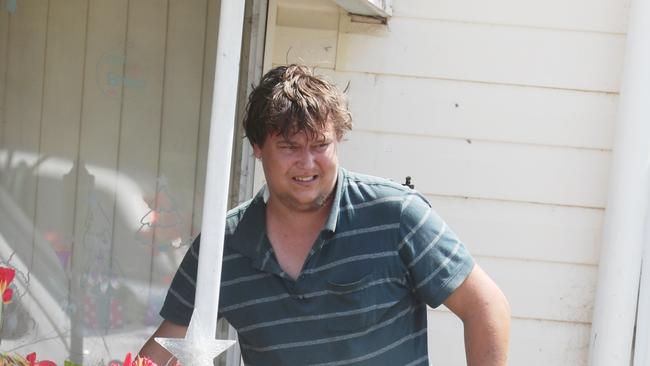 Jake Brown outside his Aberdare home. Picture John Grainger