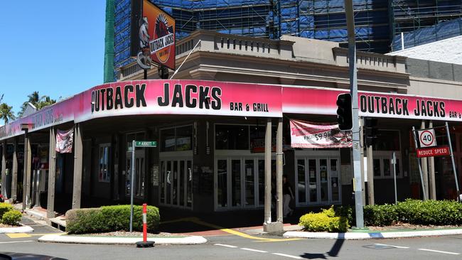 The Outback Jacks restaurant on Abbott Street in the Cairns CBD. Picture: PETER CARRUTHERS