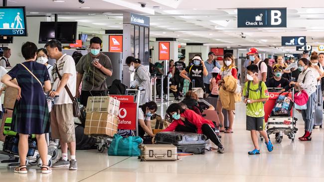 Aussies heading abroad could be completely locked out of making travel insurance claims if the deadly coronavirus impacts their trip or health. Picture: Monique Harmer