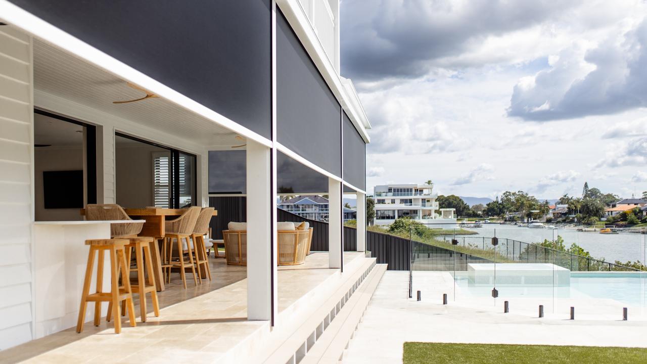 Ms Wynhoven said many of the home’s best features were the quality-of-life touches, like standing-level laundry machines and seamless sliding glass doors that disappear into the wall.
