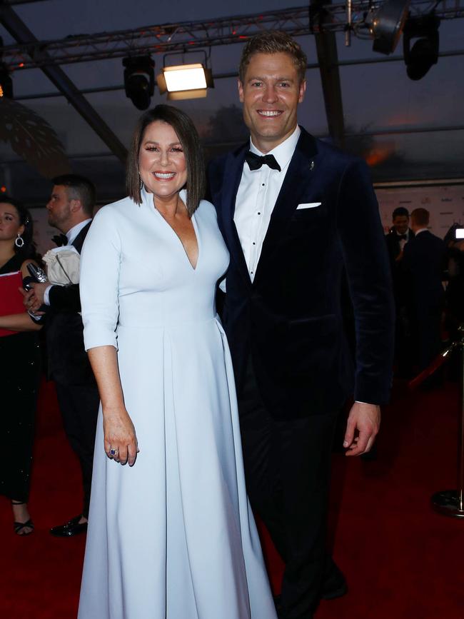 Julia Morris and Dr Chris Brown. Picture: Matrix