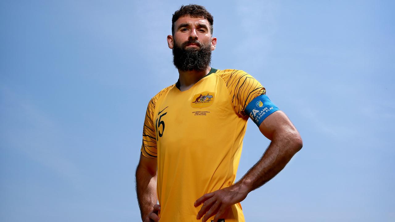Socceroos captain Mile Jedinak has retired from international football. Picture: Toby Zerna