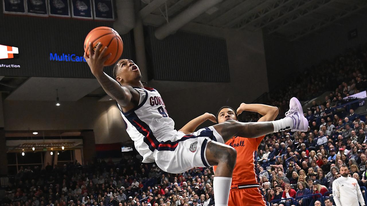 The Gonzaga Bulldogs were on the plane which was ordered to stop. Picture: Robert Johnson/Getty Images