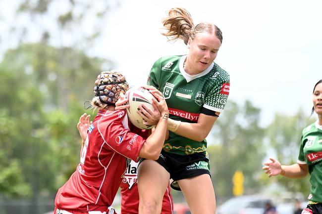 Ipswich Jet Emily Jackwitz - she was excellent for Ipswich SHS on Tuesday.