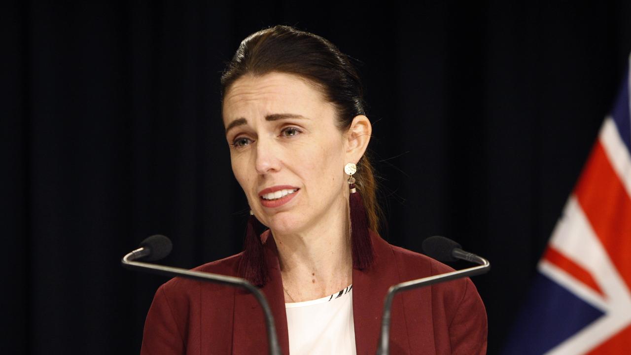 Jones also said he hoped Scott Morrison gave Ms Ardern ‘a few backhanders’. Picture: Nick Perry/AP Photo