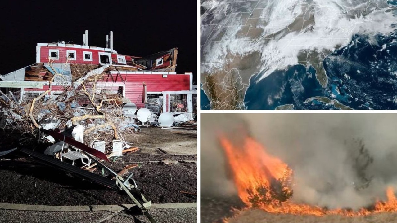 Fire, snow, tornadoes: Insane US storms