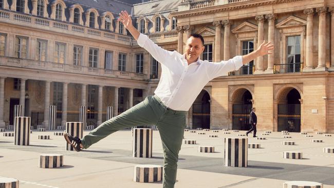 New Zealand rugby great turned commentator and Paris resident Andrew Mehrtens. Photo: HOLLY GIBSON