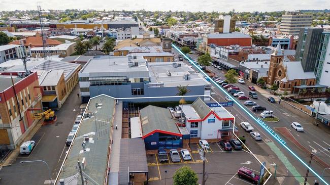 FOR SALE: Colliers International has brought the corner of Margaret and Hume Sts in the Toowoomba CBD to the market, a block on which it is a tenant.