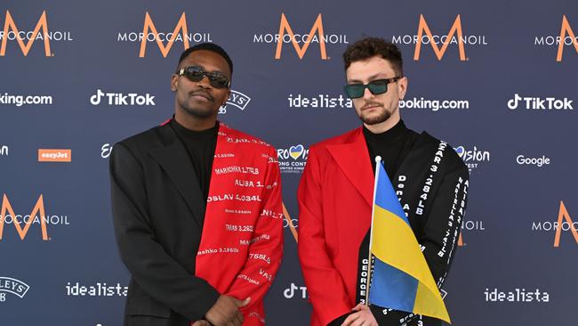 Tvorchi, representatives for Ukraine, attending the Eurovision Song Contest 2023, in Liverpool, England. Picture: Getty