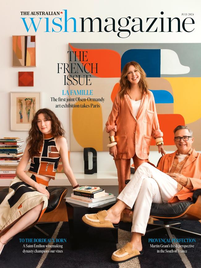 WISH Magazine cover for July 2024 starring the Olsen-Ormandy family. Picture: Michael Comninus