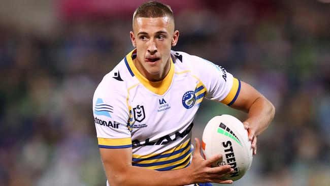 Jake Arthur has been granted an immediate release from Parramatta to join the Manly Sea Eagles. Picture: Tyler Morpeth/Manly Media.