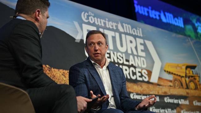 Queensland Premier Steven Miles at the Future Queensland Resources forum on July 12, 2024. Picture: Lyndon Mechielsen/Courier Mail