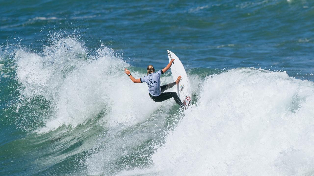 Ellie Harrison at the Rip Curl Pro Bells Beach. (Photo by Aaron Hughes/World Surf League)