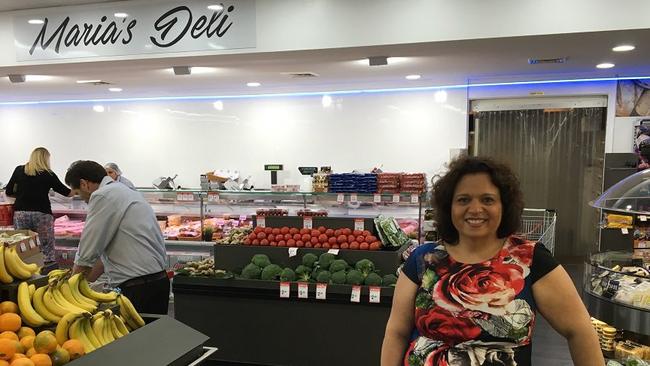 Greenway federal Labor MP Michelle Rowland at Maria's Deli in Quakers Hill.