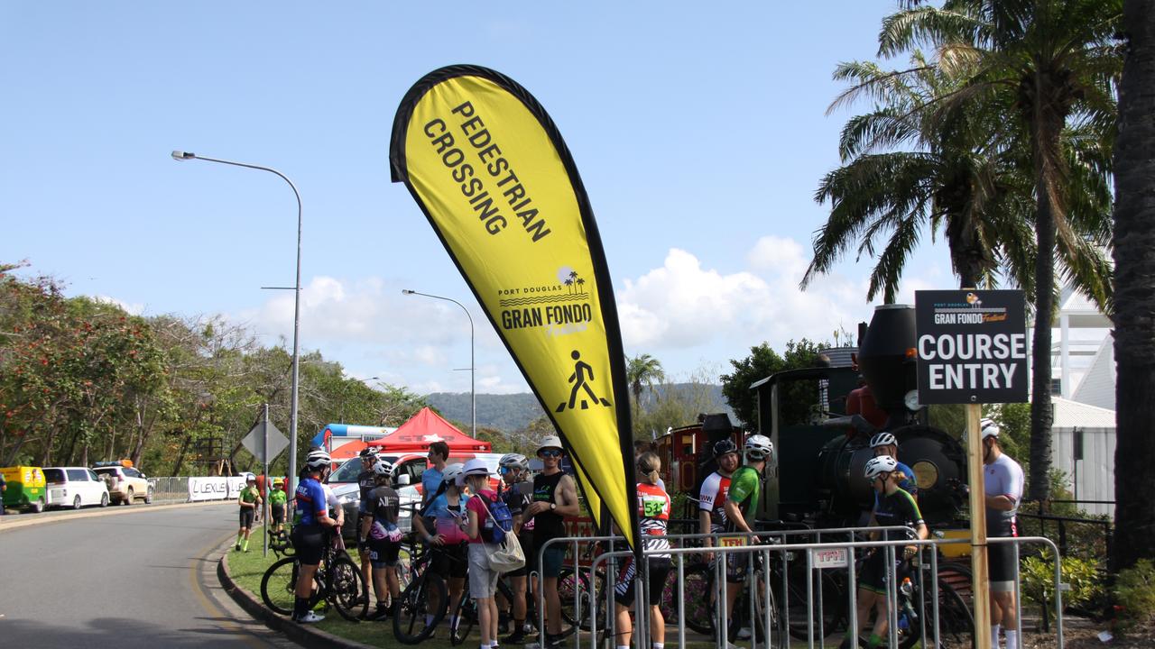 Port Douglas Gran Fondo riders photographed by the Cairns Post The Cairns Post