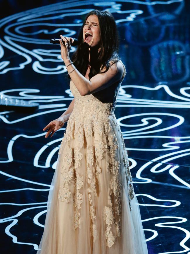 Idina Menzel performing power ballad ‘Let It Go’ at the 2014 Academy Awards. (Picture: Getty)