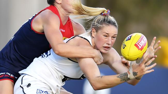 AFLW will be back in 2021 but some are concerned about the standard due to the potential of no VFLW competition this year. Picture: Getty