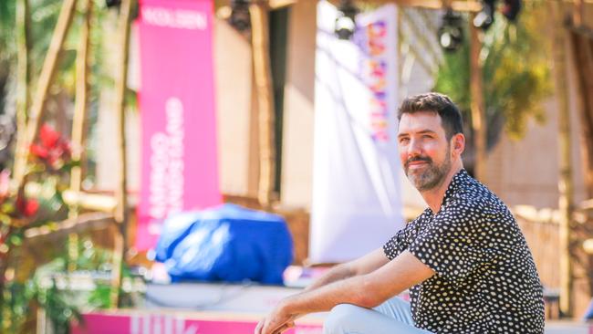 Darwin Festival Creative Director Felix Preval along with the festival staff have worked hard to produce the festival during Covid-19 impacts. Picture: Glenn Campbell