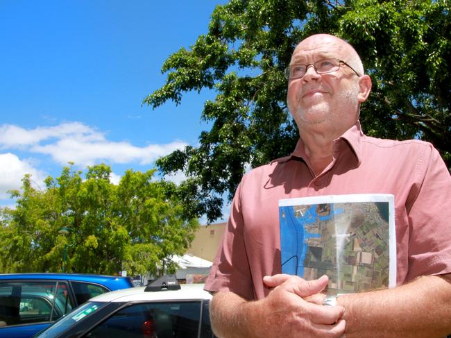 Rowan Bond after announcing the results of the Community Reference Group seven suggestions for flood mitigation at the Bundaberg Regional Council Meeting. Photo: Zach Hogg