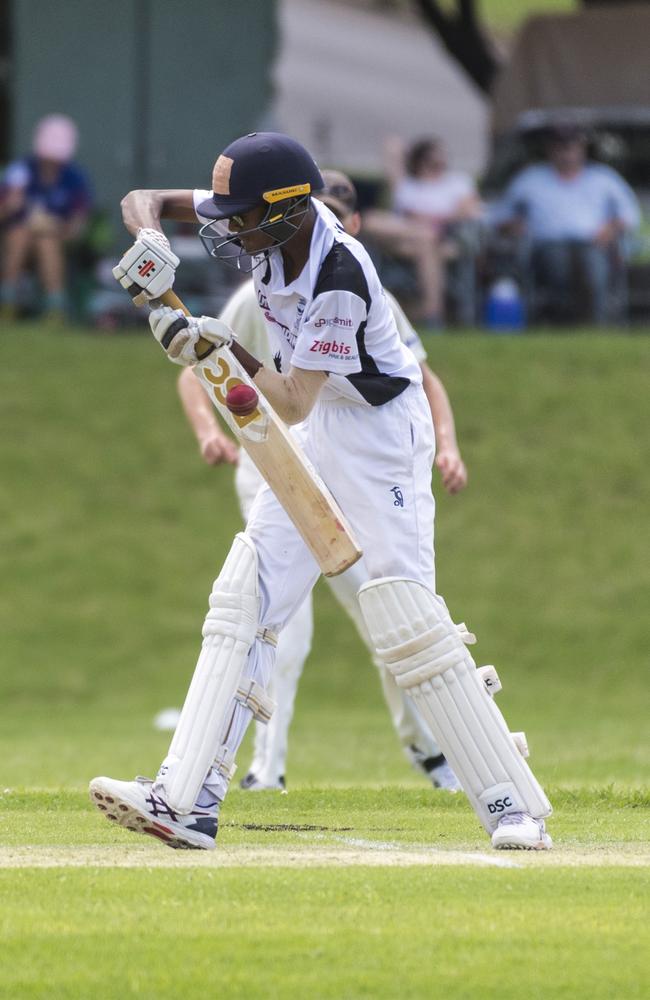 Thisaja Samarawickrama bats for Southern Districts against in the one day grand final at Captain Cook Reserve, Saturday, December 19, 2020. Picture: Kevin Farmer