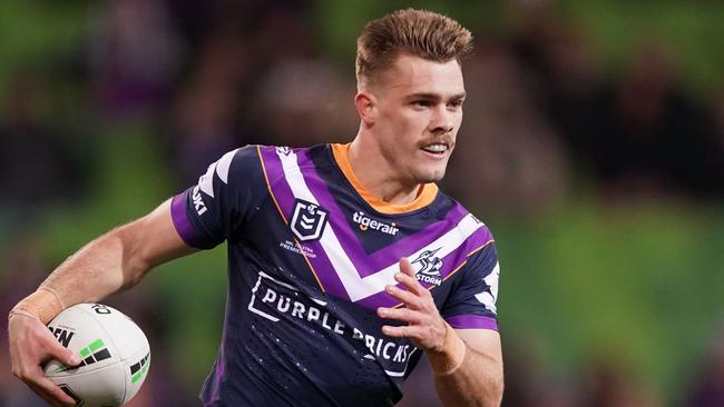 It has been some rise for the Storm fullback. Photo: AAP Image/Scott Barbour