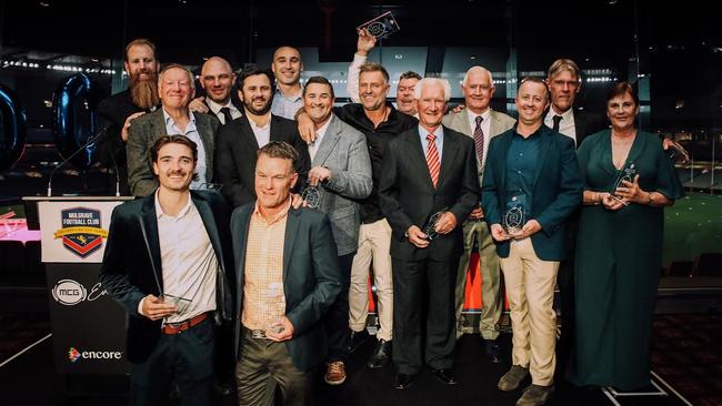 EFNL 2025: Mulgrave’s brightest pose up on Saturday night. How many do you recognise? Picture: Mulgrave FC
