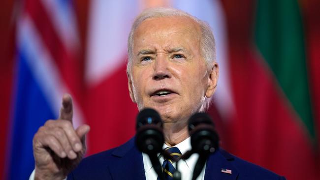 Joe Biden To Hold Solo News Conference Following Washington Nato Summit Sky News Australia 