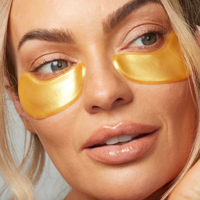 James 24K Gold &amp; Collagen Crystal Eye Mask. Picture: James