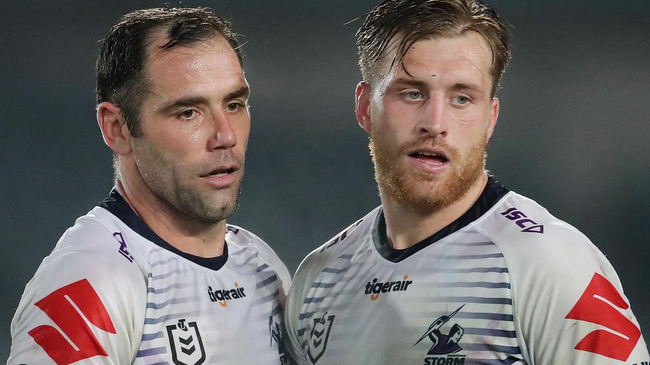 Cameron Smith with Cameron Munster.