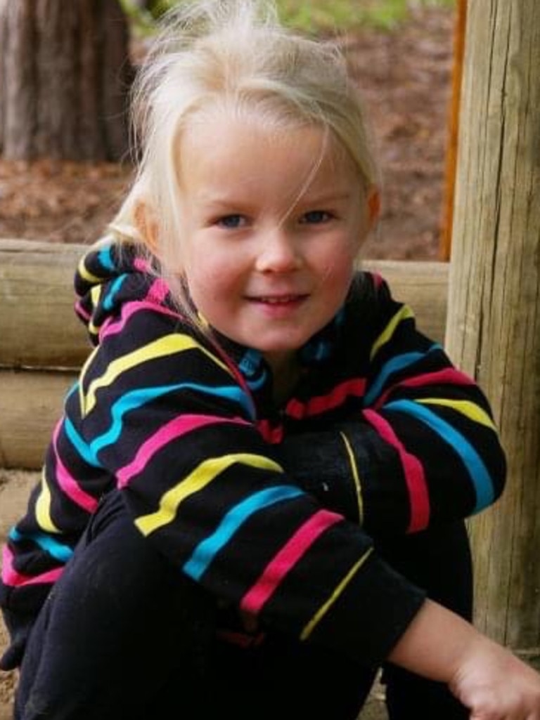 Her eight-year-old sister Pippa Milthorpe was also being sexually abused. Picture: Copyright news.com.au