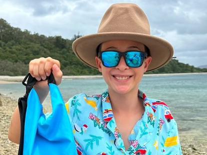 Whitsunday local Mel Brookes created the Maine Kit after her son Reef was stung by a jellyfish. Photo: Contributed