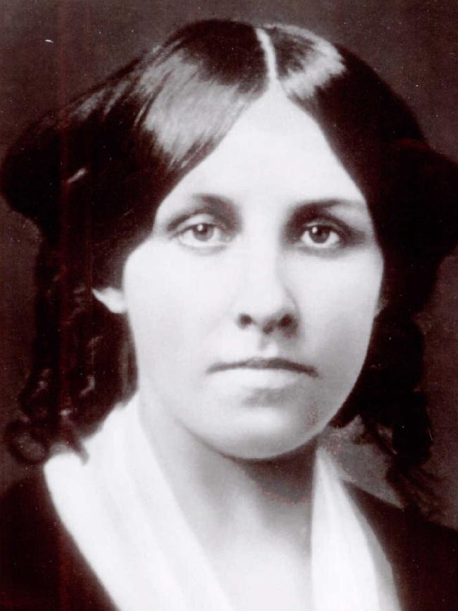 An undated handout photo of Louisa May Alcott.